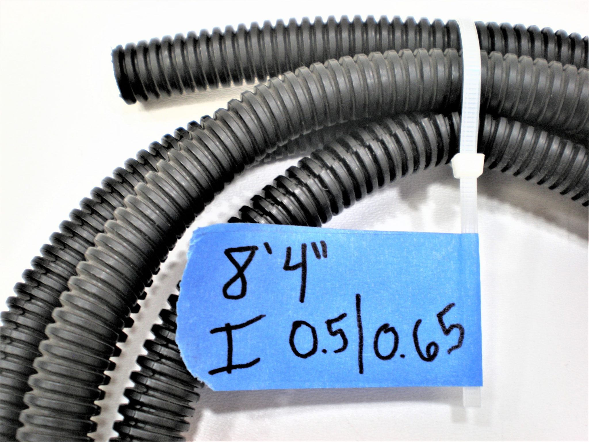Corrugated Marine Boat Electrical Wiring Conduit Flex Tubing*1/2"x8'4