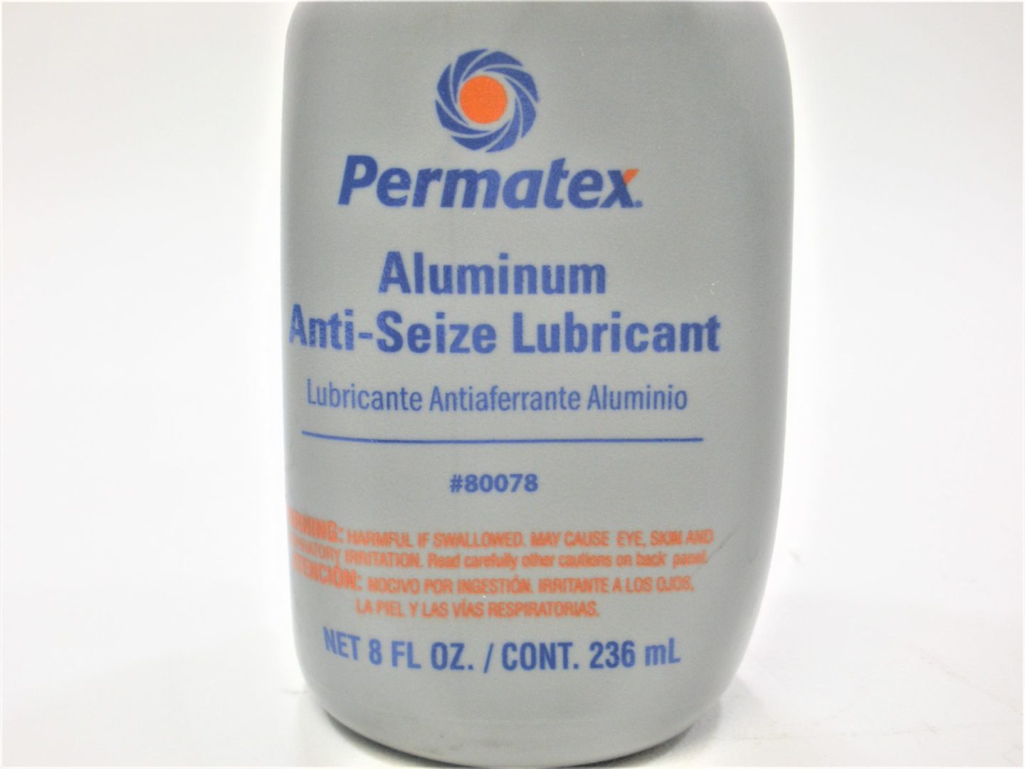 Permatex 80078 Aluminum AntiSeize Lubricant 8 oz Brush Top Bottle
