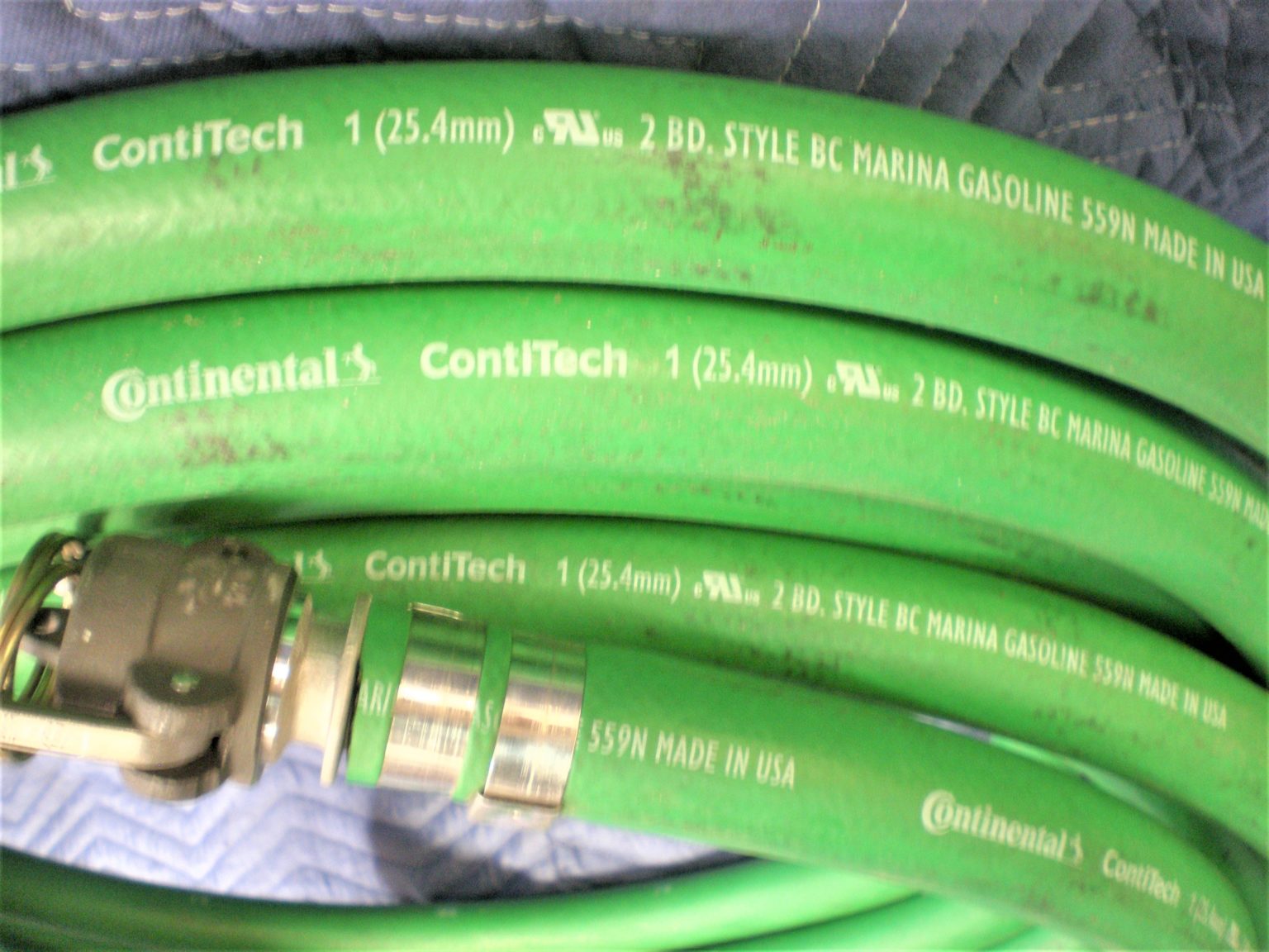 Continental Contitech 559N 2BD Style BC Marine Diesel Boat Fuel Hose *1