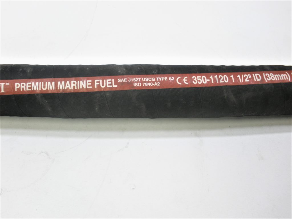 MPI 3501120 Marine Boat Fuel Hose Type A2 *11/2" x 1' 8" *NEW OLD