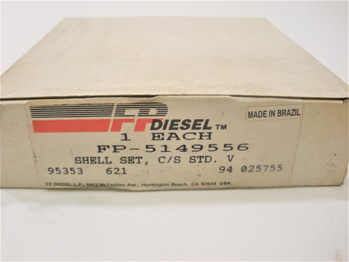 Shell 9156 FP Diesel 5149556 Crankshaft Bearing Shell Set *FOR DETROIT DIESEL ...