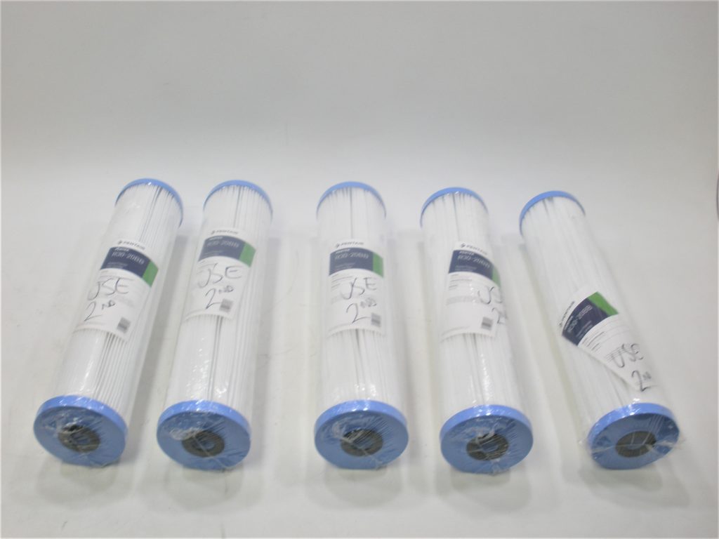 thumbnail image 2 of Pentek R30-20BB 30 Micron Whole House Sediment Filter - 20x4.5 Inch Pleated, 6-Pack 2 of 3