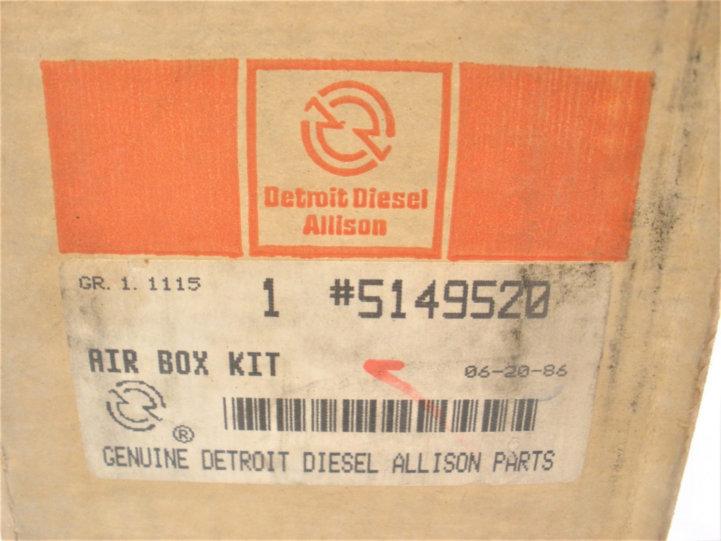 Airbox Detroit Diesel Air Box Kit Drain Parts Kit 5149520 Detroit Diesel