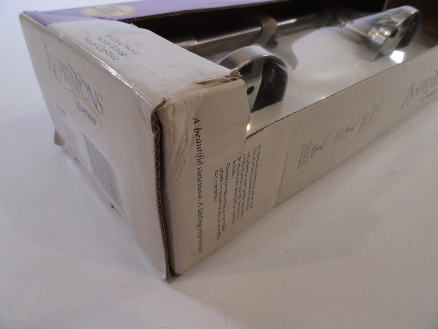 Moen DN0708BN Porta Carta Igienica Girevole In Metallo, Design Iso Telescopico, Finitura Nichel Spazzolato - 2