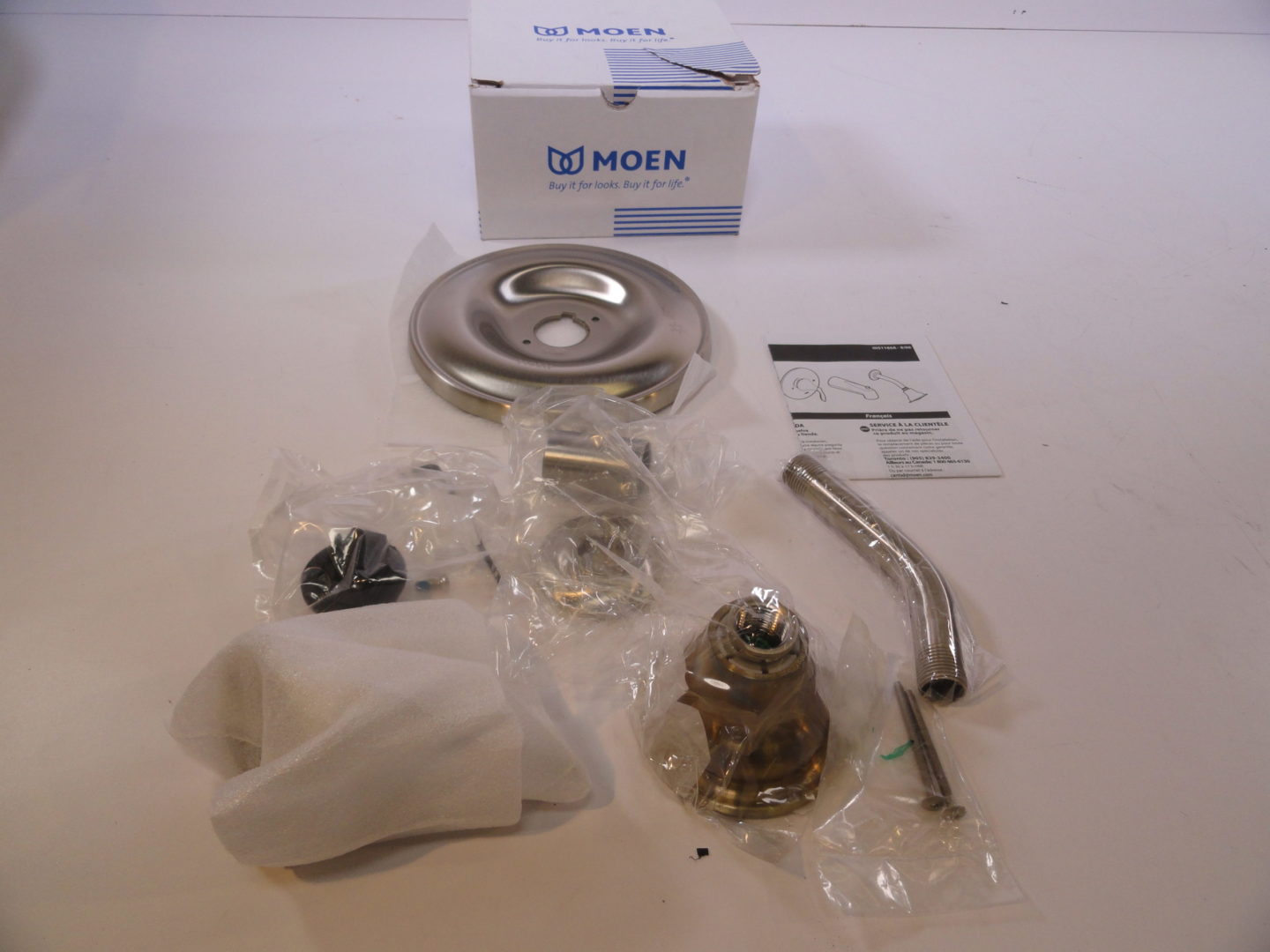 Moen T2132BN Eva Brushed Nickel PosiTemp Single Handle Shower Trim 2
