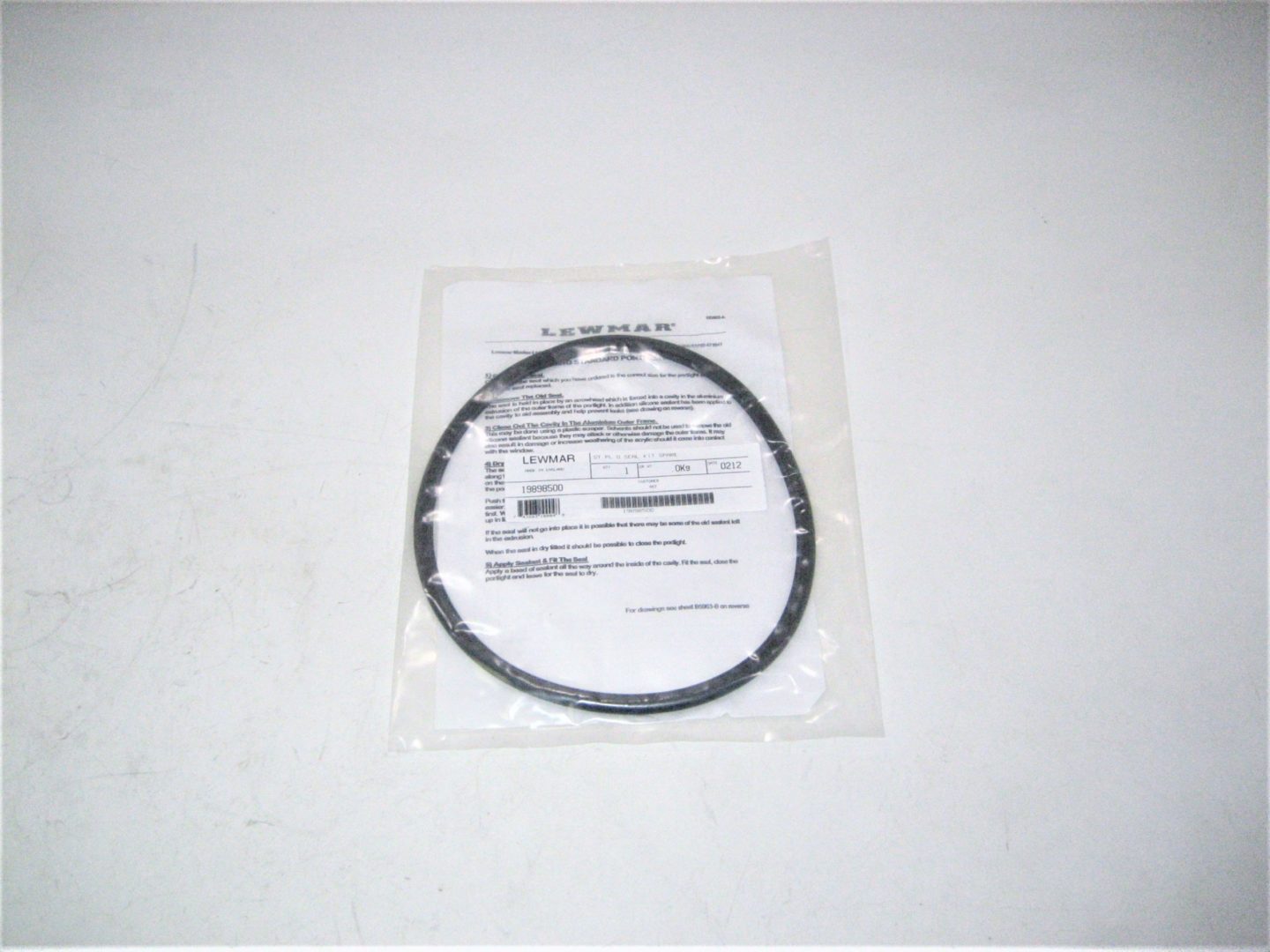 Lewmar 19898500 Size 0 Marine Boat Portlight Gasket Seal Kit *NEW*FREE