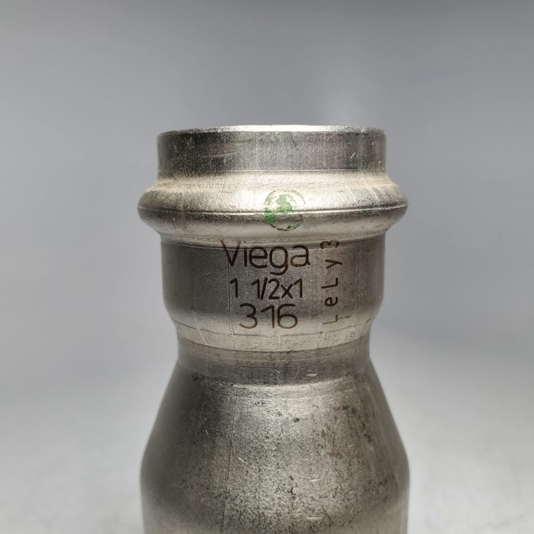 Viega ProPress 1-1/4 in. Press Zero-Lead Bronze Union 79140 - The Home Depot