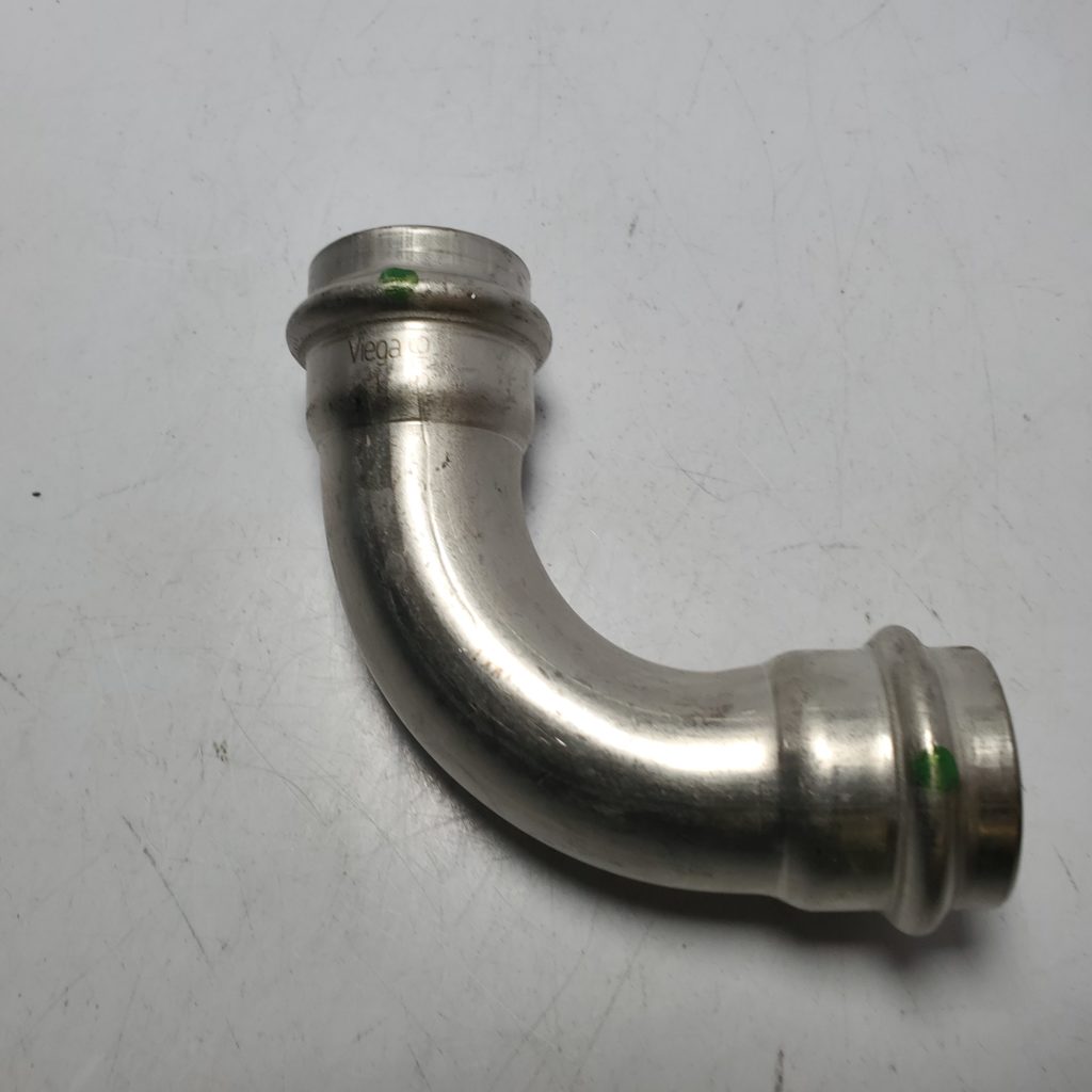 VIEGA PROPRESS, Tee, 3 in CTS x 3 in Pipe x 3/4 in CTS size, Crimp Tee