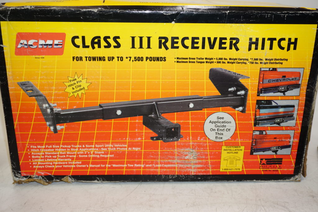 Acme 88302 Class 3 5000lb Trailer Receiver Hitch Towing Kit Max