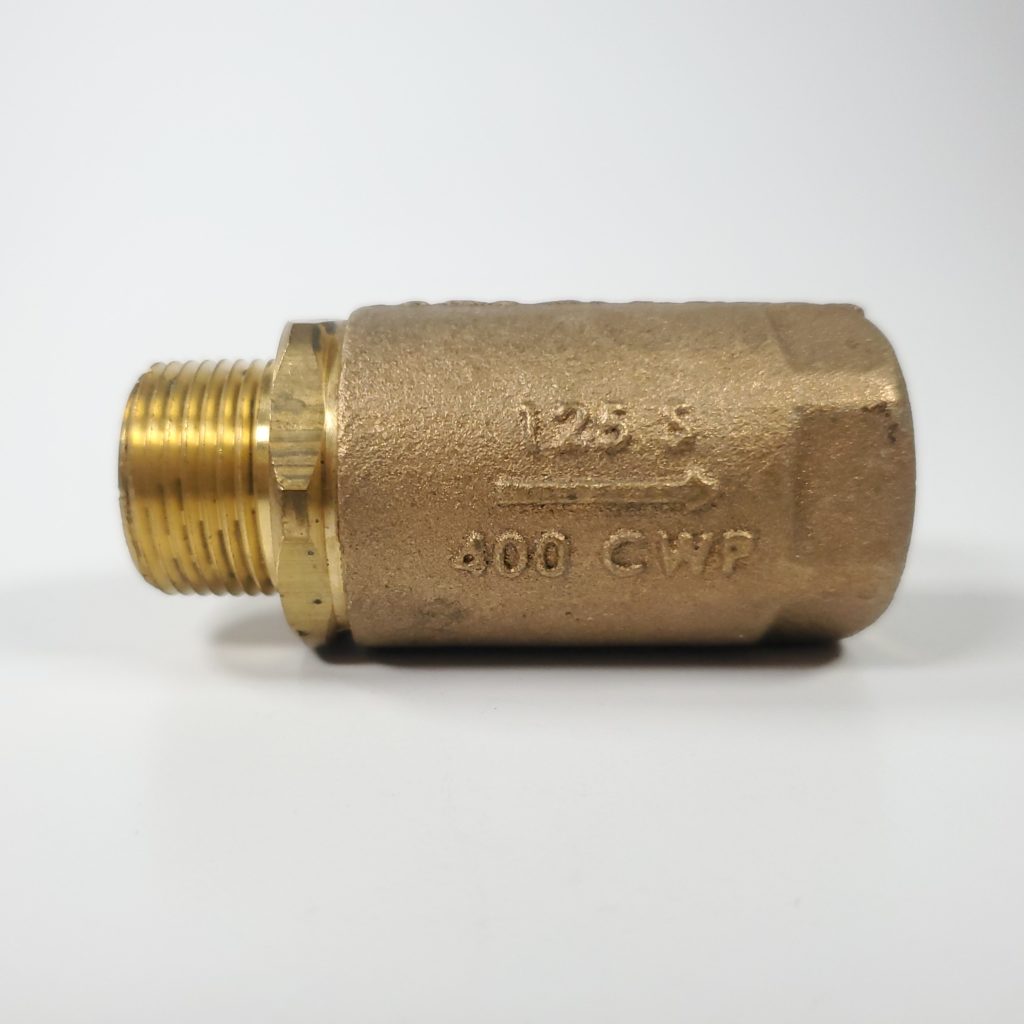 Apollo 6120401 3/4" Male x Female Bronze InLine Ball Cone Check