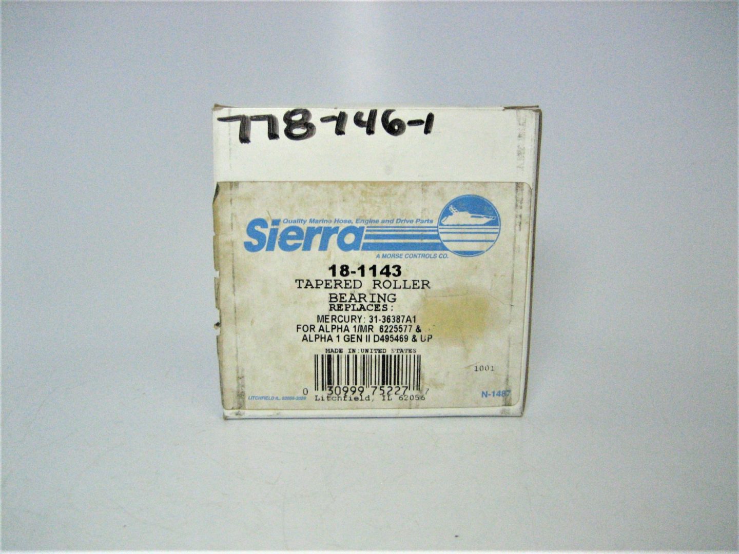 Roulement Conique Asaki Pour MERCURY MERCRUISER MR/Gen II 135-350 HP – 31-36387A1