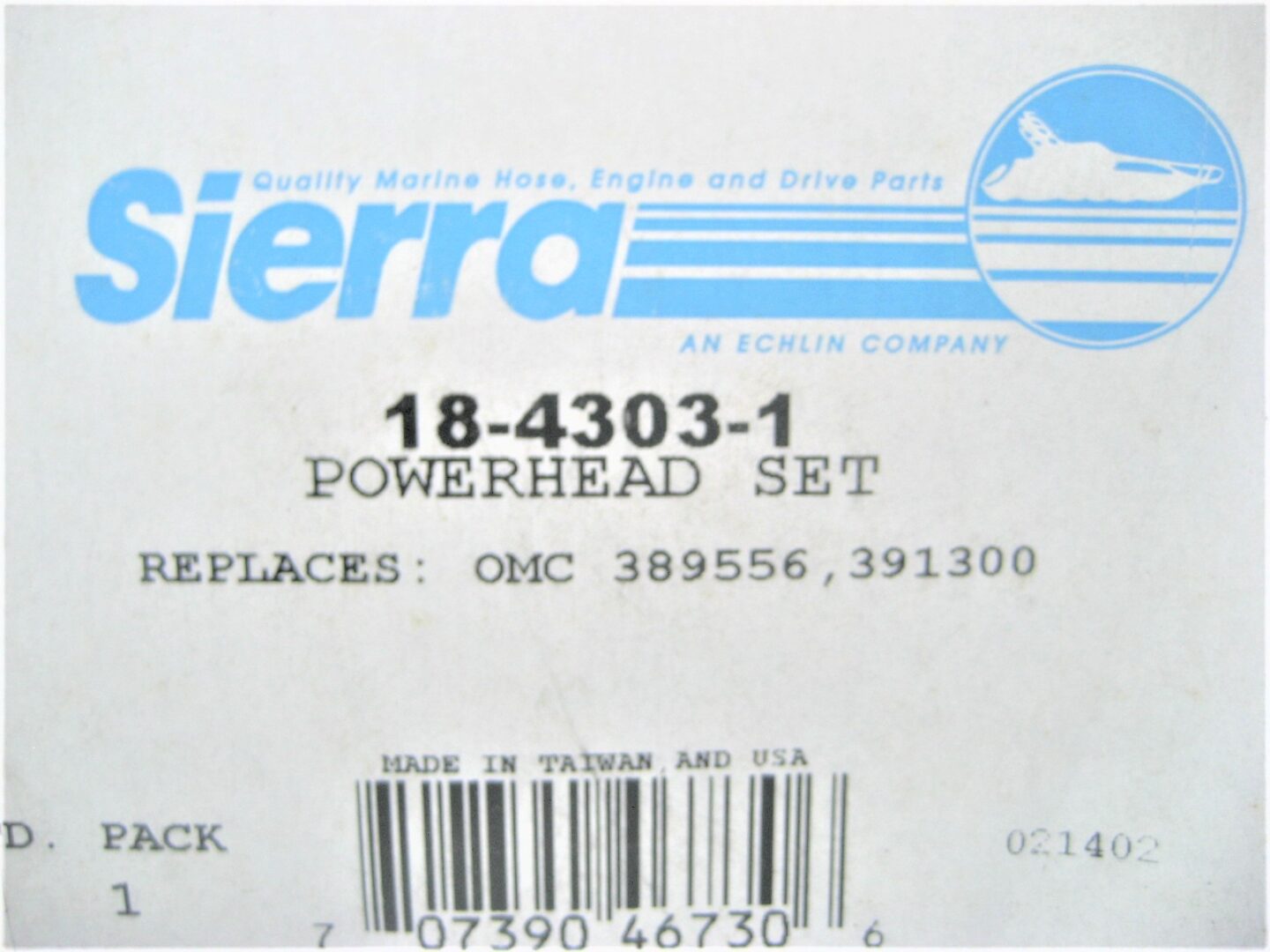 Sierra 18-4303-1 Powerhead Gasket Set Replaces 0439085 