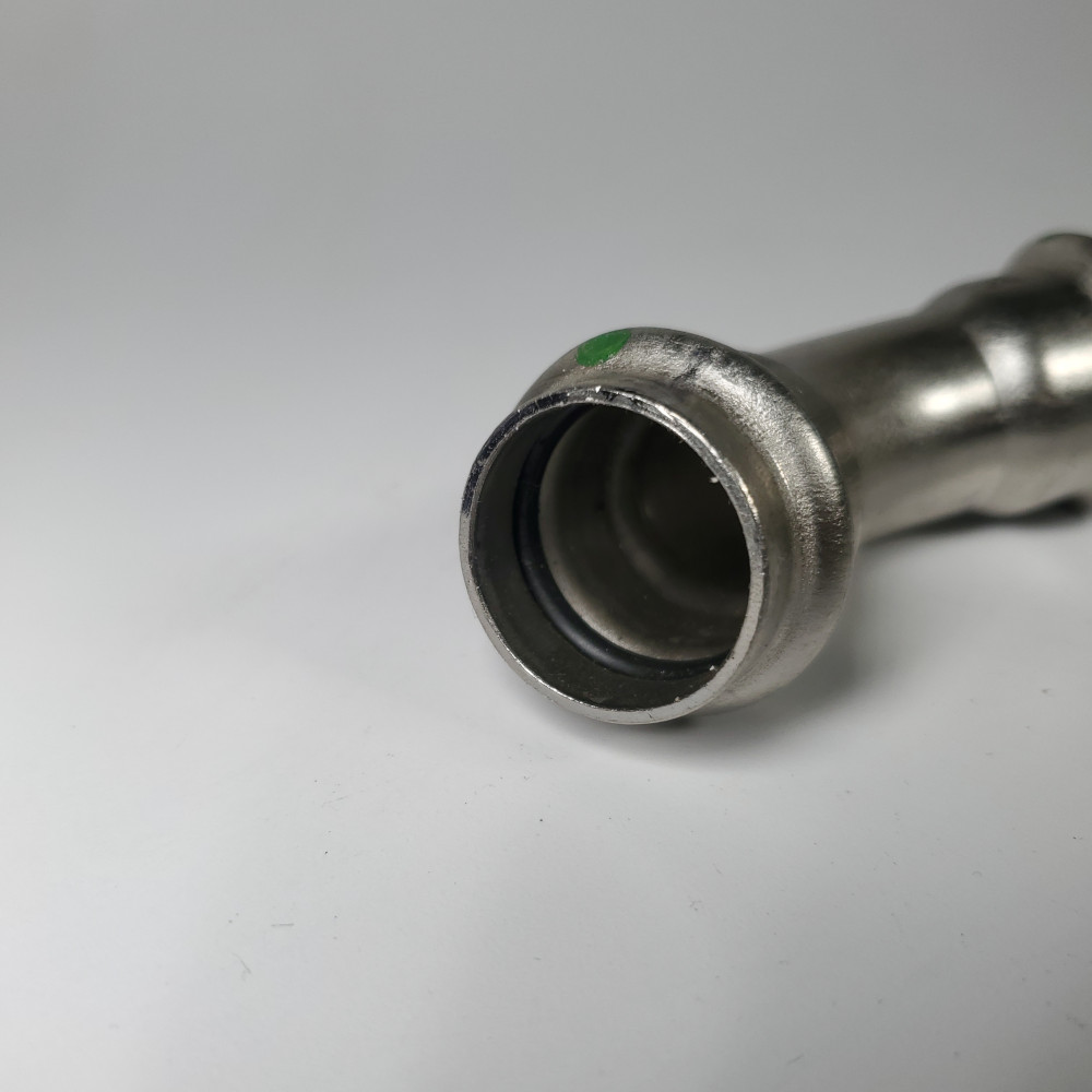 VIEGA PROPRESS, Tee, 3 in CTS x 3 in Pipe x 3/4 in CTS size, Crimp Tee