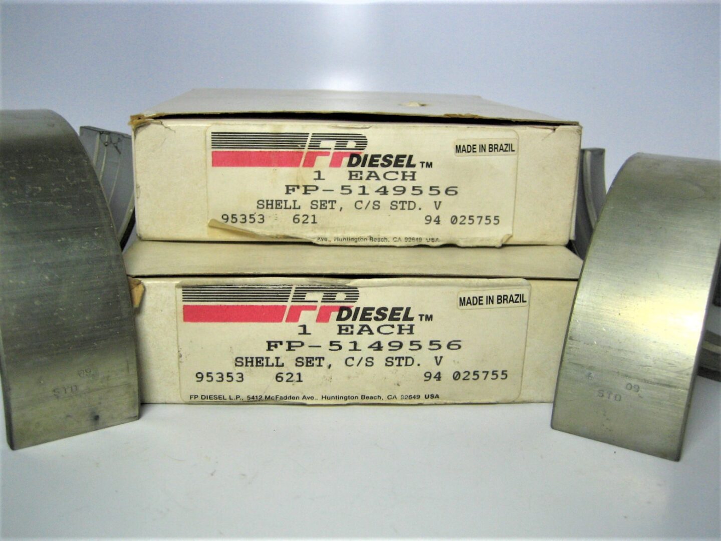Shell 9156 FP Diesel 5149556 *QTY 2* Detroit Diesel 12V71 Crankshaft Bearing Shell ...