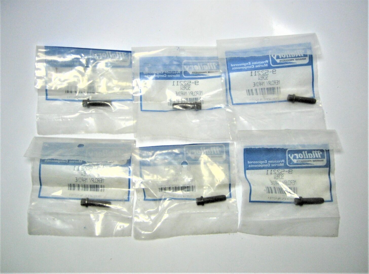 Mallory 9-52211 *QTY 6* Mercury Outboard Connecting Rod Bolts REPLACES ...