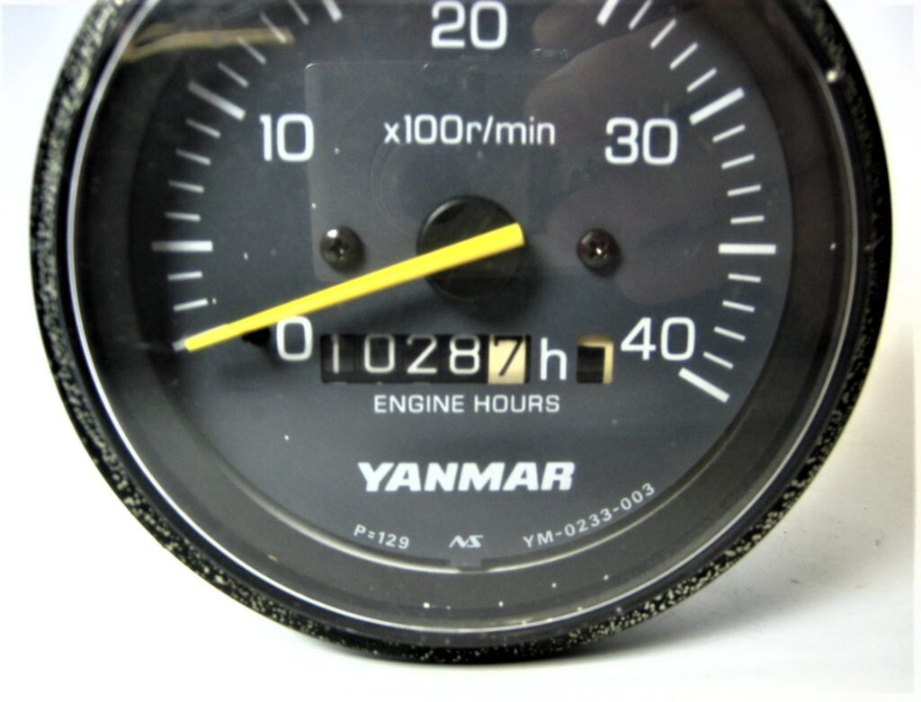 Yanmar YM0233003 Marine Diesel Tachometer / Engine Hour Meter Gauge