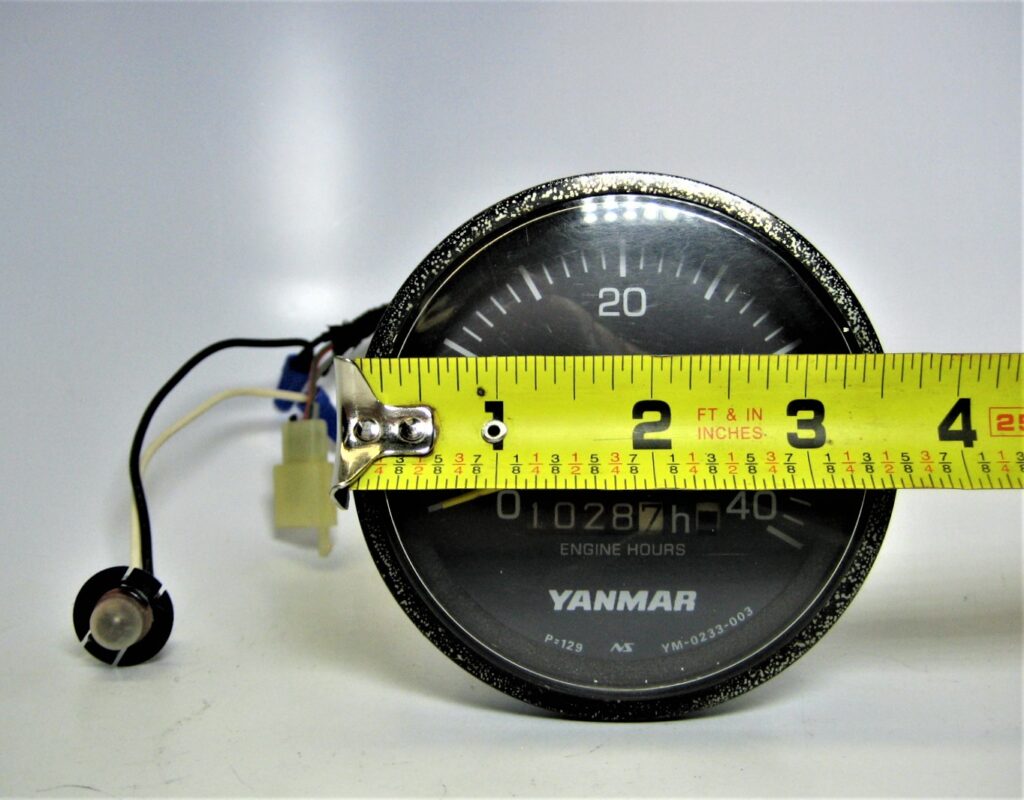 Yanmar YM0233003 Marine Diesel Tachometer / Engine Hour Meter Gauge