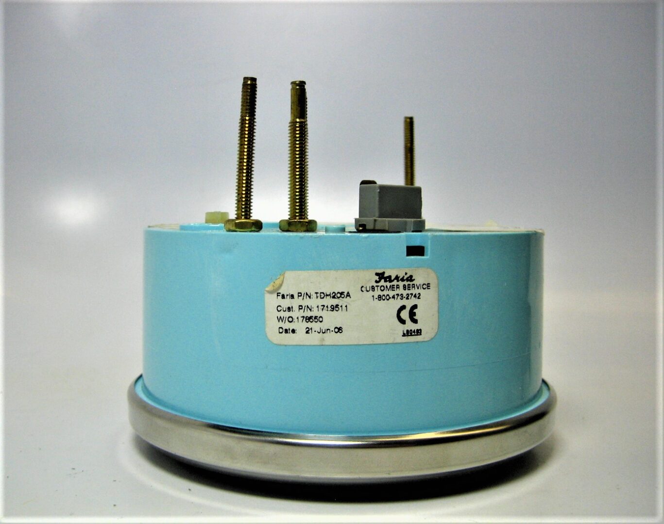 Faria TDH205A NEW Marine Outboard 41/2" Dia. 4,000 RPM Tachometer w