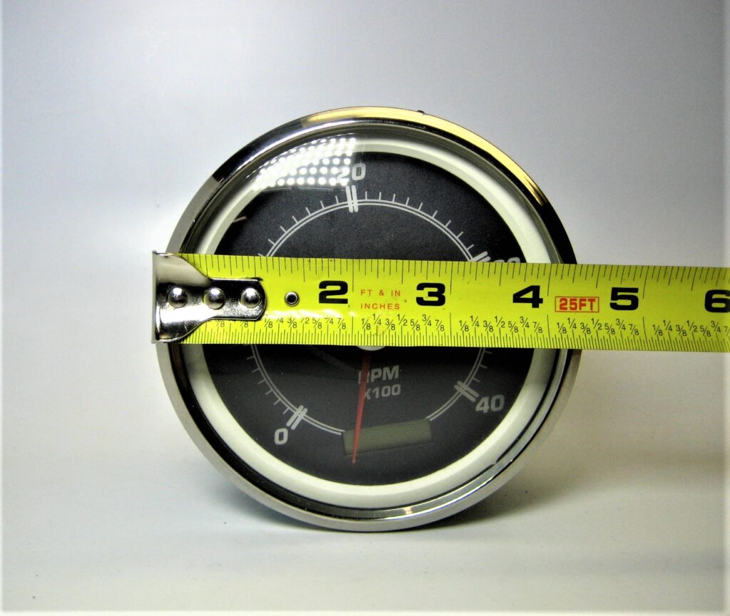 Faria TDH205A NEW Marine Outboard 41/2" Dia. 4,000 RPM Tachometer w