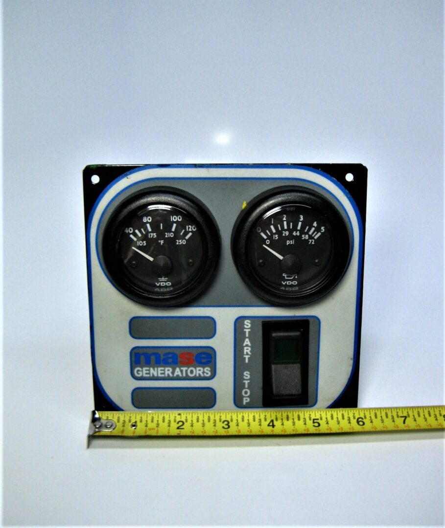 Mase Control Panel Mase 010879 I.S. 6.5 I.S. 7.6 Generator Start/Stop Remote Switch Panel ...