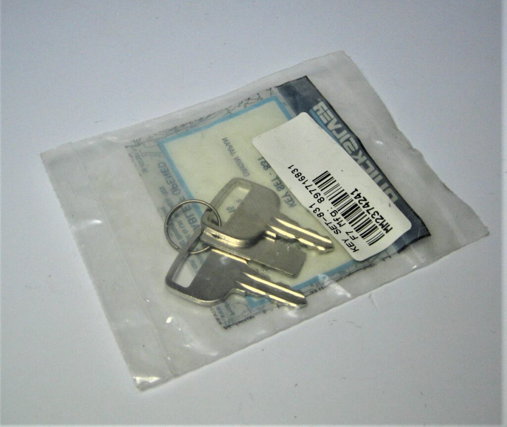 Quicksilver 87897716831 OEM NEW Mercury Ignition Key Set 831 for 87