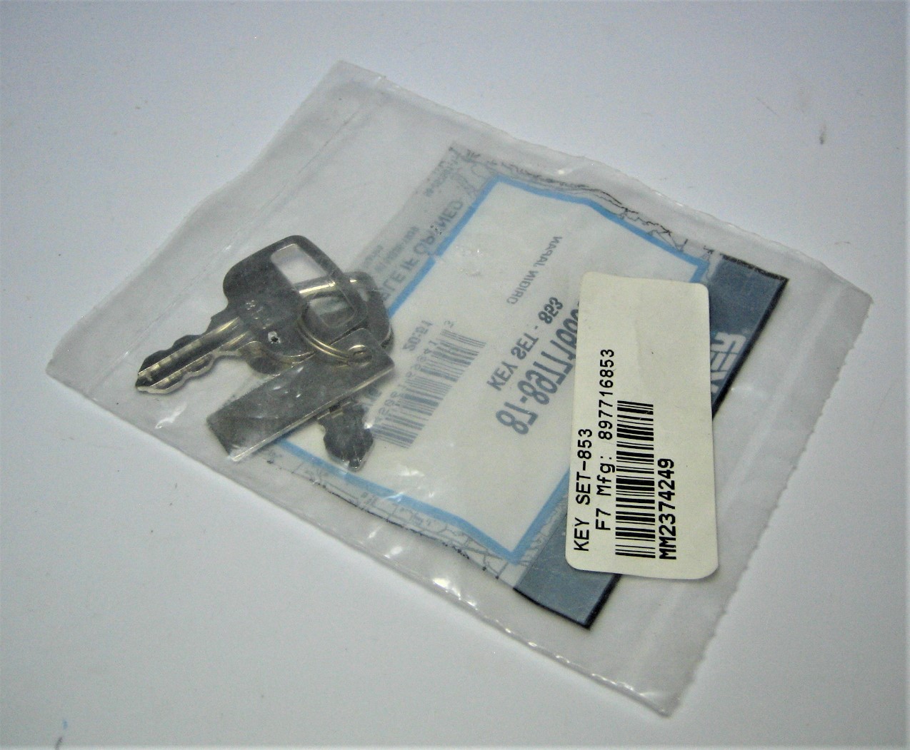 Quicksilver 87897716853 OEM NEW Mercury Ignition Key Set 853 for 87