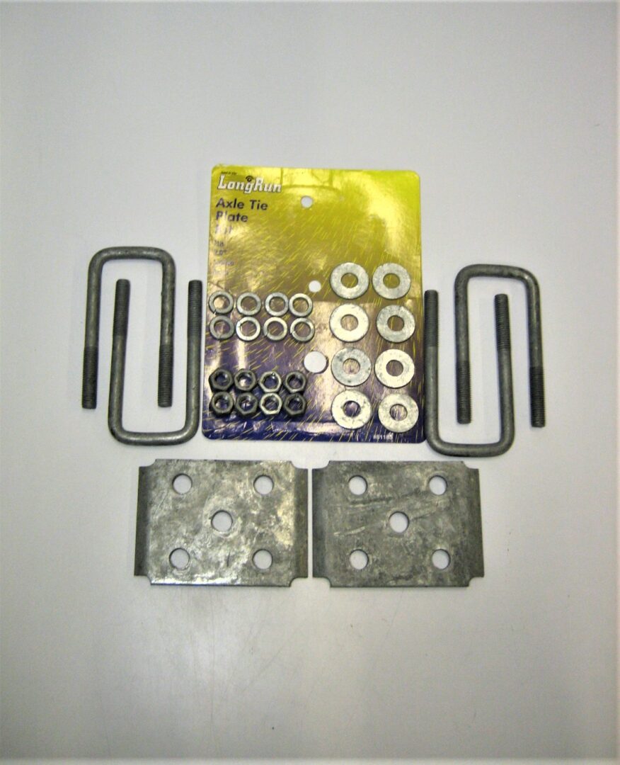 Tie Down Engineering 81185 NEW Trailer Axle Tie Plate Kit for 2