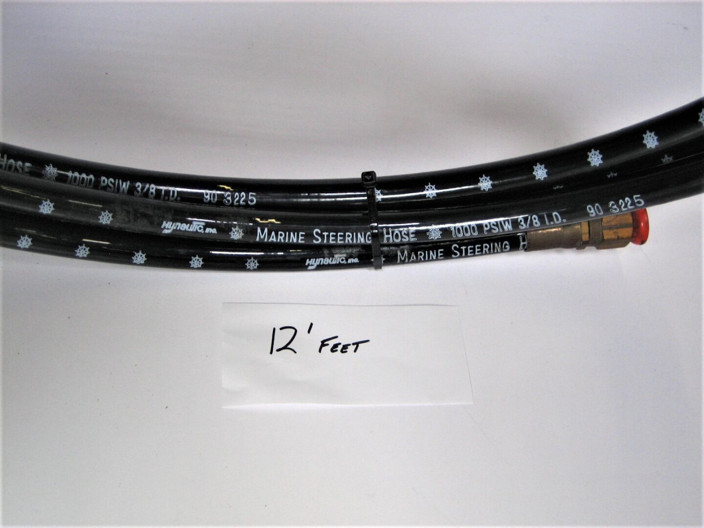 Parker 208MS-6 Hydraulic Steering Hose Connector – For Hynautic Systems, 5/16″ ID