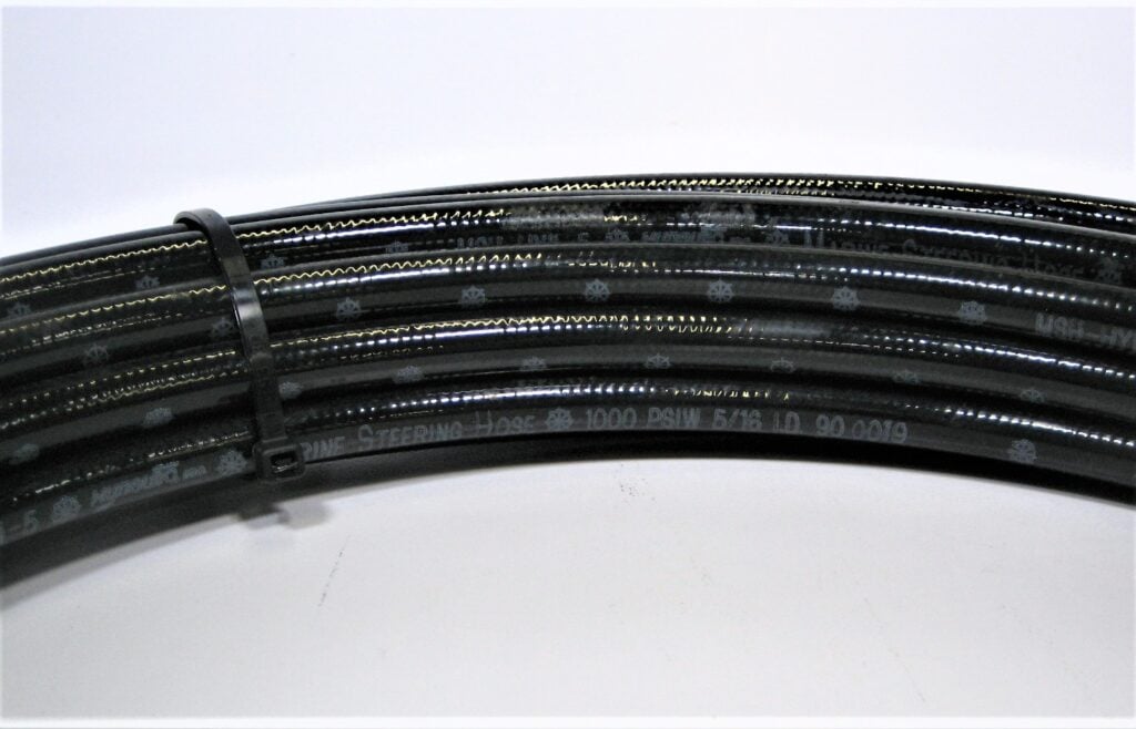 Hynautic NEW 5/16" I.D. x 50' L Marine Steering Hose with 3/8" Brass