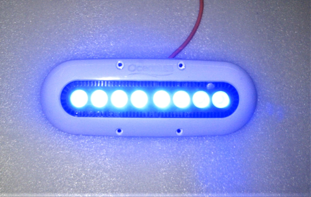 Ocean 012305B Midnight Blue X-Series X8 Marine Boat LED Light *TESTED ...