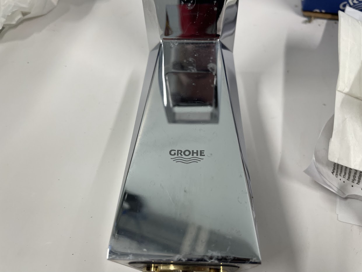 Grohe Allure Brillant 2-Griff Waschtisch-Armatur, 20,3 Cm Breit – 1,2 GPM, Starlight Chrome, Mit SilkMove Technologie