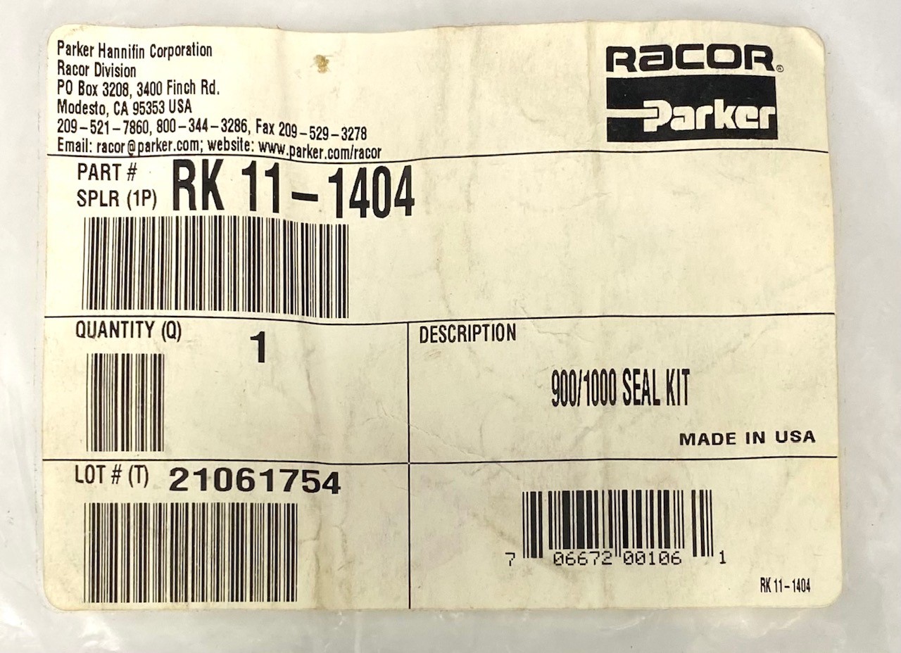 -NEW- Parker Racor 11-1404 , Seal Kit , 900 / 1000 Series w ...