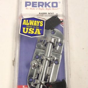 Perco Lock Perko - 0947DP1CHR - Chrome Barrel Bolt Lock - Max Marine Outlet
