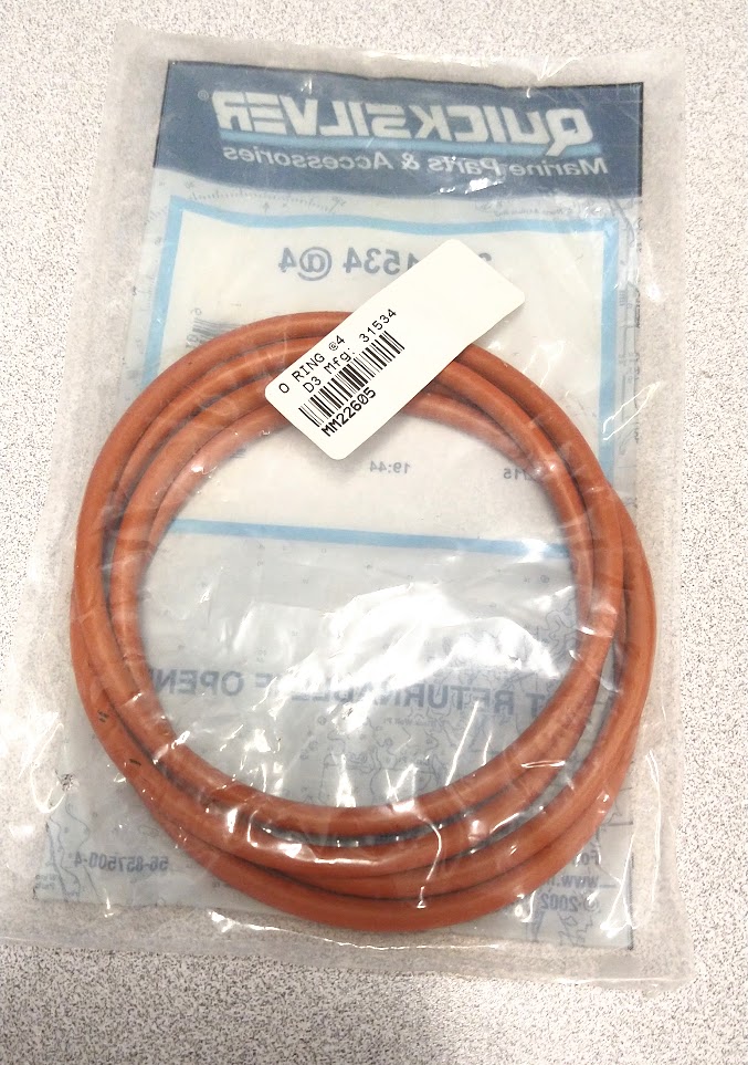 Quicksilver - 25-31534 - O Ring Sealed ( 4 Pack ) - Max Marine Outlet