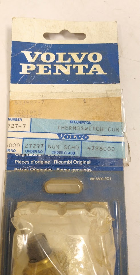 Volvo Penta - 833927-7 - Thermo Sensor Switch - Max Marine Outlet