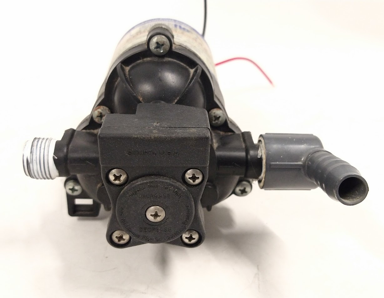 ShurFlo 2088-403-444, Diaphragm Pump 2.8GPM - Max Marine Outlet