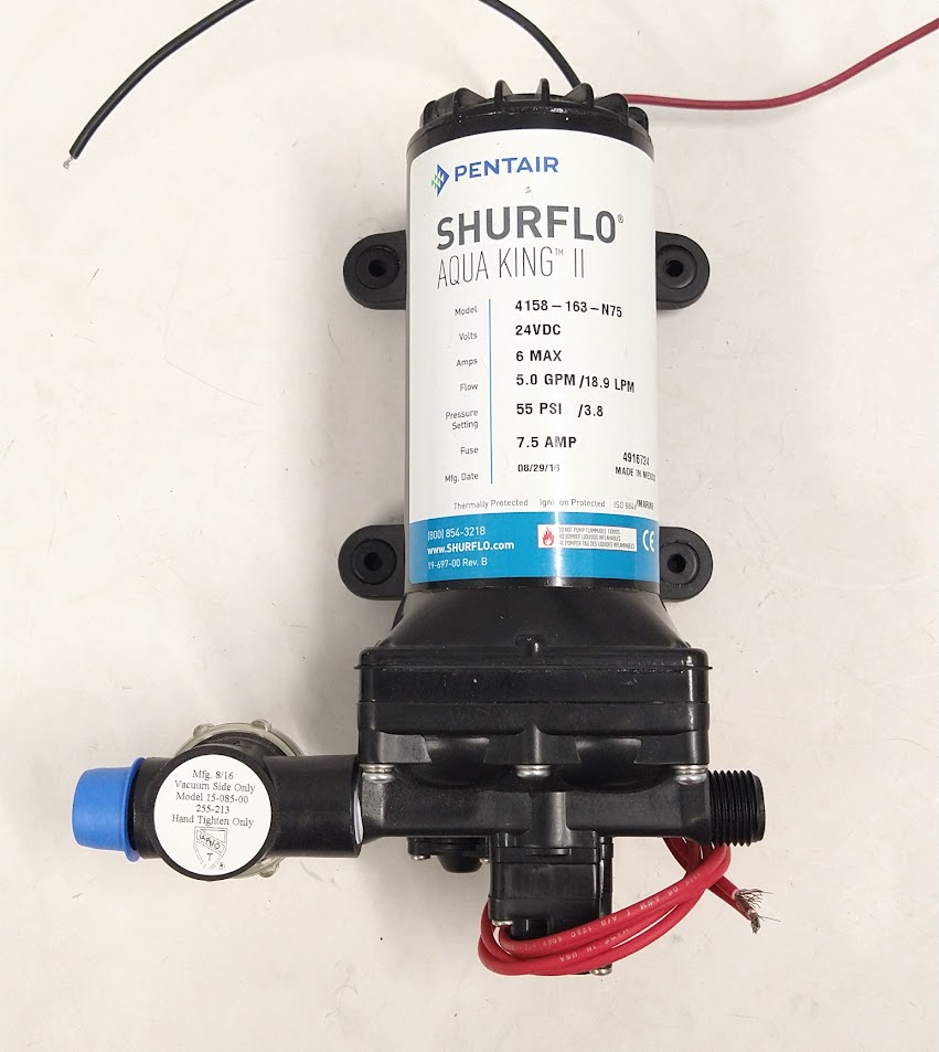 Pentair Shurflo 4158-163-N75, Aqua King II - 5 GPM - Max Marine Outlet