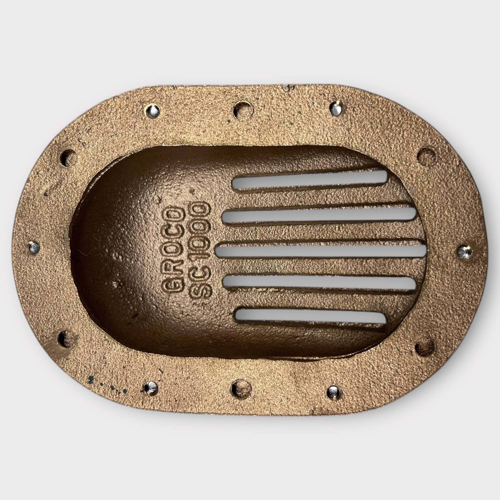 Groco SC-1000, Bronze Scoop Hull Strainer With Mount Ring - Max Marine ...