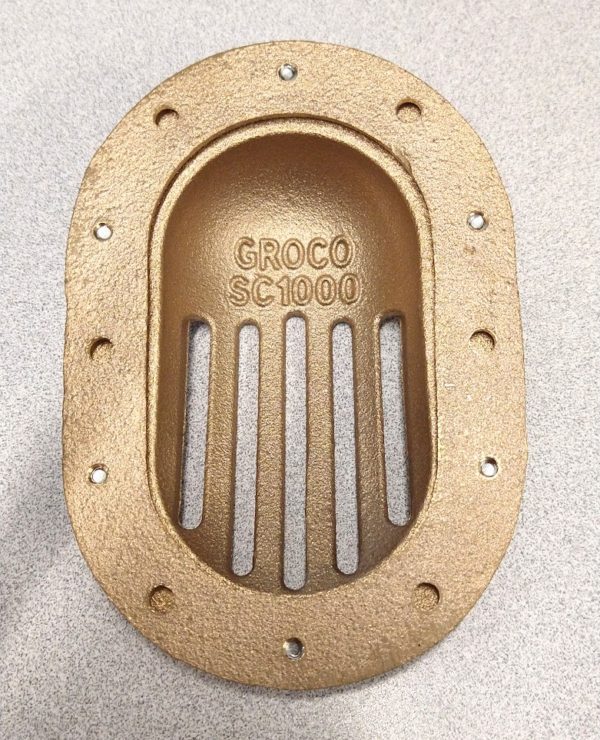 Groco SC-1000, Bronze Scoop Hull Strainer - Max Marine Outlet