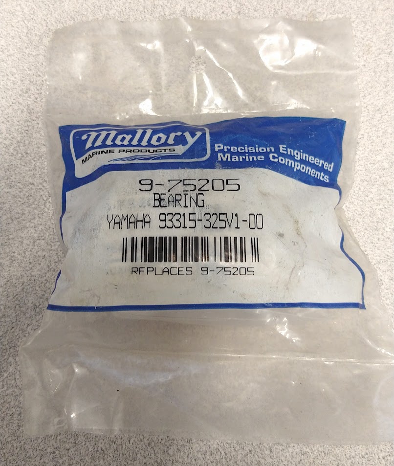 -NEW- Mallory Marine 9-75205, Bearing, Yamaha 93315-325V1-00 - Max ...