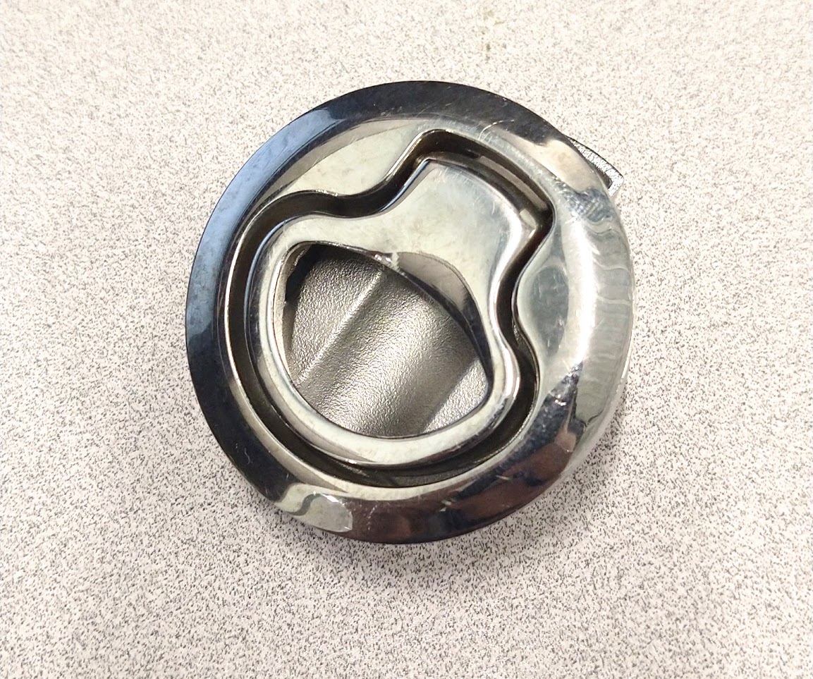thumbnail image 2 of Southco M1-545-4 Flush Ring Pull Deck Key For Boat Cabin – Made In USA 2 of 4