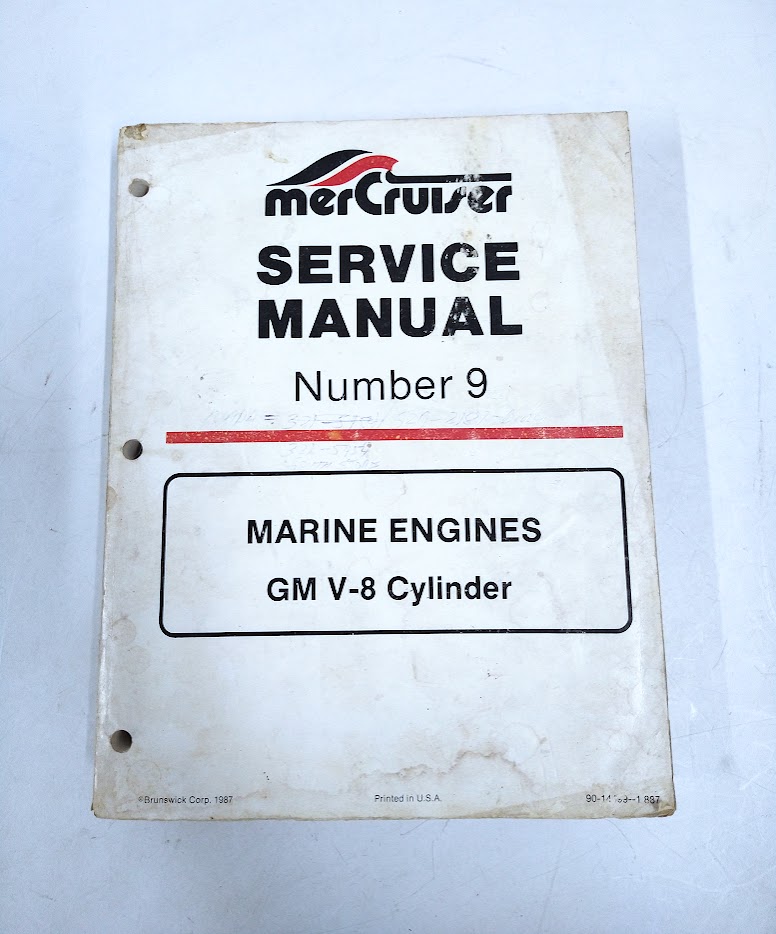Mercruiser 90-14499-1887, # 9 Marine Engine GM V-8 Cylinder Service ...