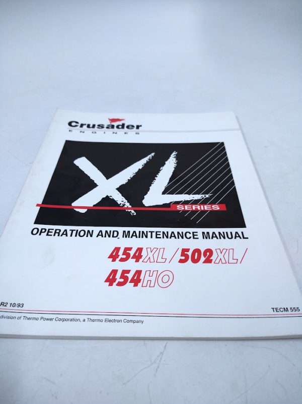 Crusader Engines 22845, XL Series Operation And Maintenance Manual ...