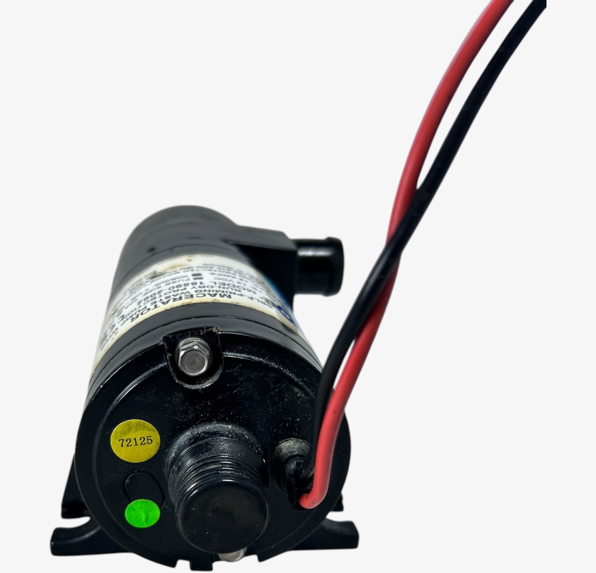 Pompe Macérateur Marine Jabsco 18590-2092 12V DC - Auto-amorçante, 12 GPM - Pour Eaux Usées Bateau