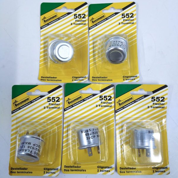 Bussmann 552, 2 Terminal Flasher - 5 Pack - Max Marine Outlet