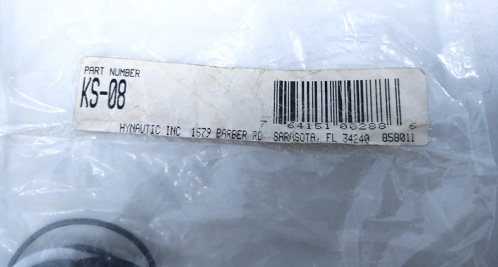 Hynautic KS08, Seal Kit Max Marine Outlet