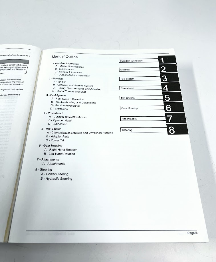 Mercury 90-897928T01, Service Manual, 135hp/150hp/175hp/200hp
