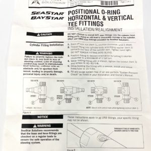 Kit Coude 90° SeaStar HF6004 Pour Direction Marine - Universel - Pièce De Rechange Bateau - Qualité Canada - 5