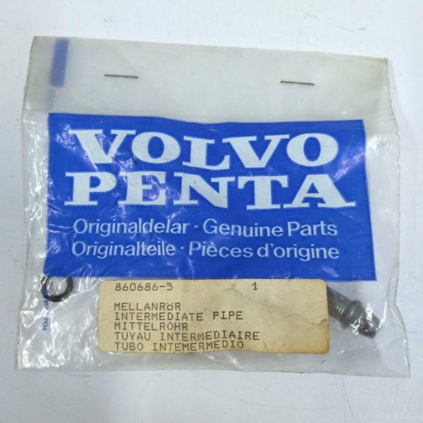 -NEW- Volvo Penta 860686, Diesel Intermediate Pipe, OEM - Max Marine Outlet