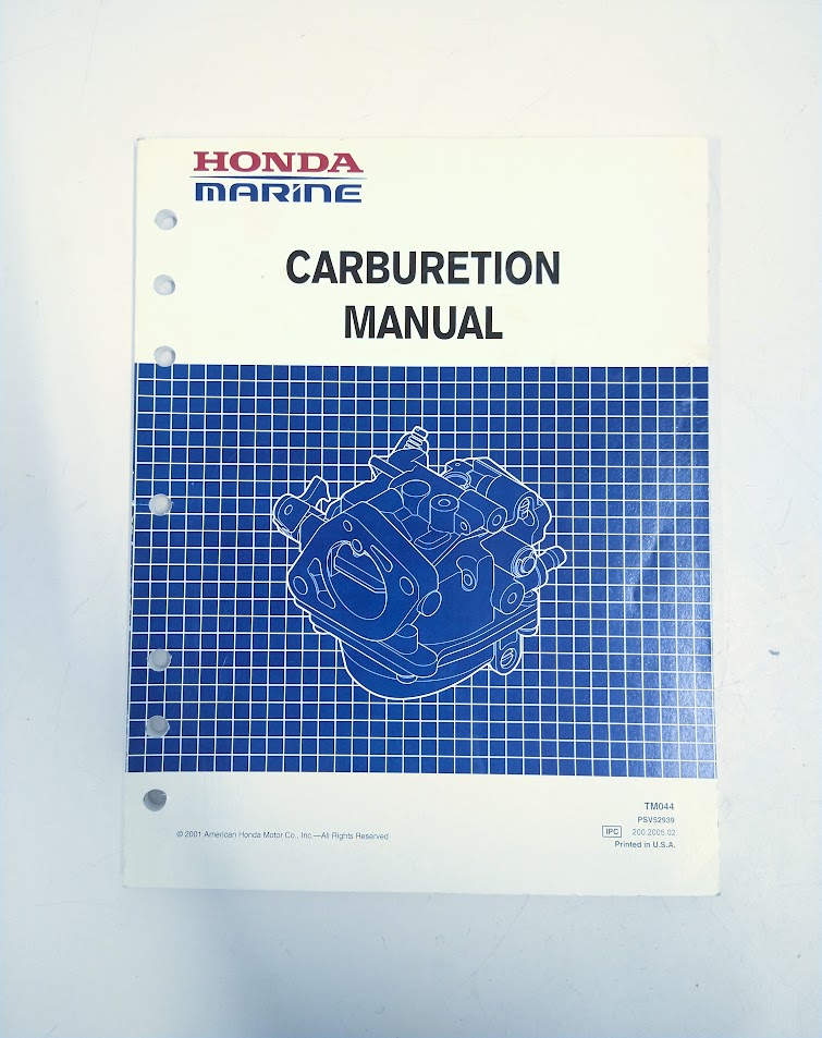 Honda Marine PSV52939, TM044 Carburetion Manual - Max Marine Outlet